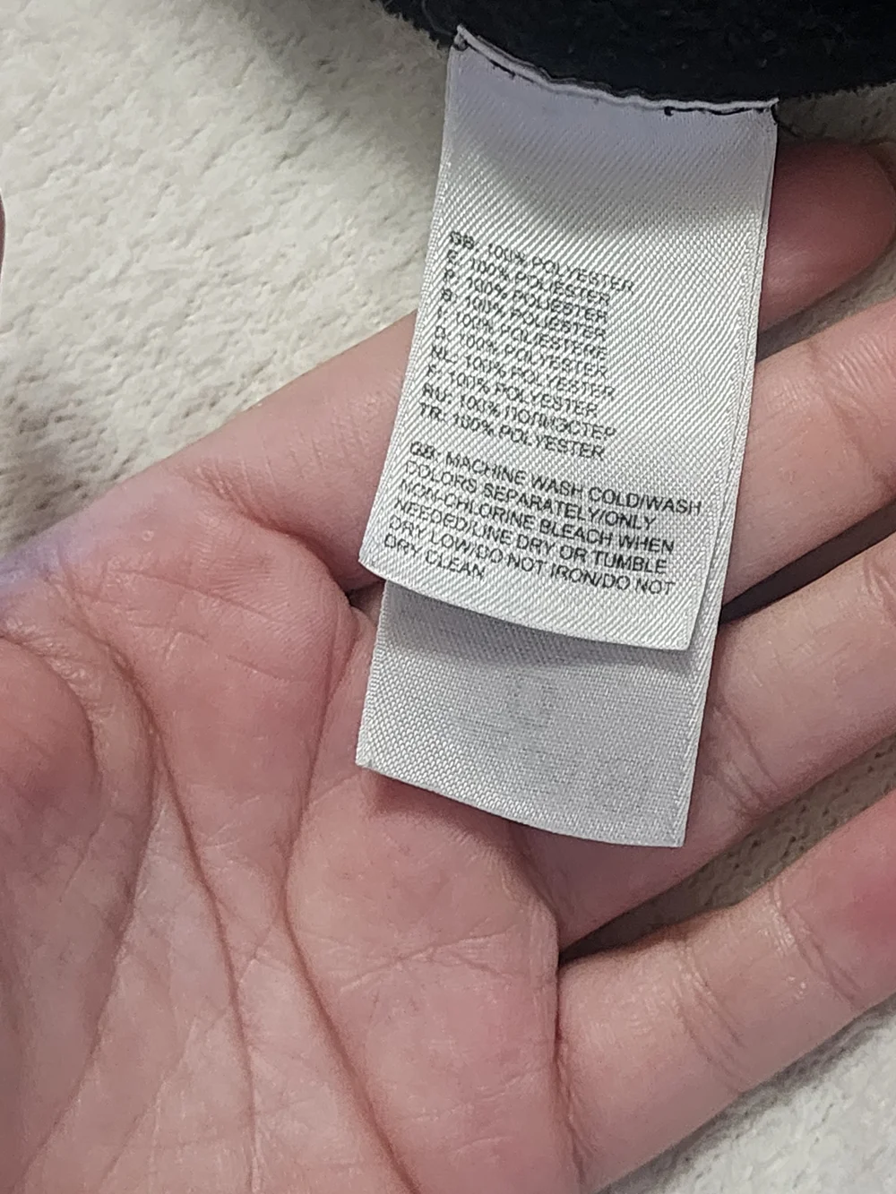 The North Face Black Hoodie with Red Logo